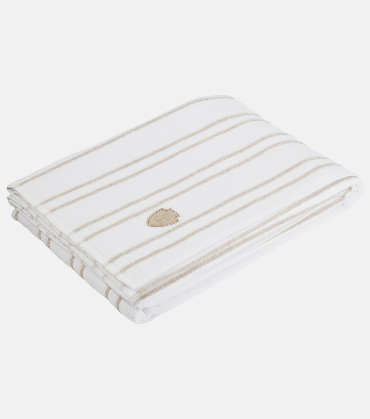 Brunello Cucinelli Striped cotton terry beach towel