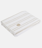 Brunello Cucinelli Striped cotton terry beach towel