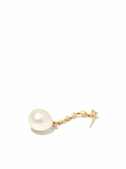 Lizzie Mandler Fine Jewelry 18K Yellow Gold Éclat Pearl Diamond Earrings