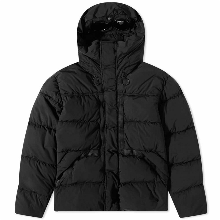 Photo: C.P. Company Men's Nycra-R Hooded Down Jacket in Black