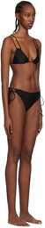 SIR. Black Roy Double-Tie Bikini Set