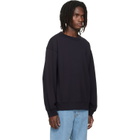 Dries Van Noten Navy Oversized Sweatshirt