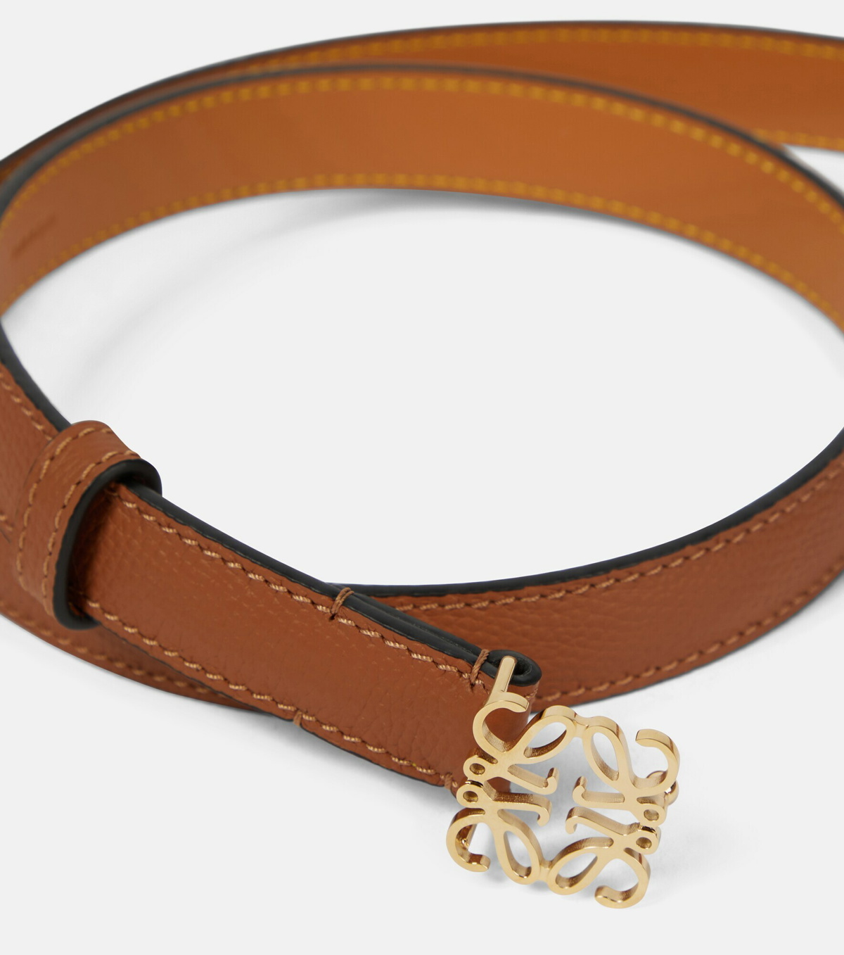Loewe - Anagram leather belt Loewe
