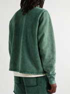 Les Tien - Yacht Garment-Dyed Cotton-Jersey Half-Zip Sweatshirt - Green