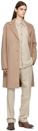 Acne Studios Beige Wool Suit Trousers