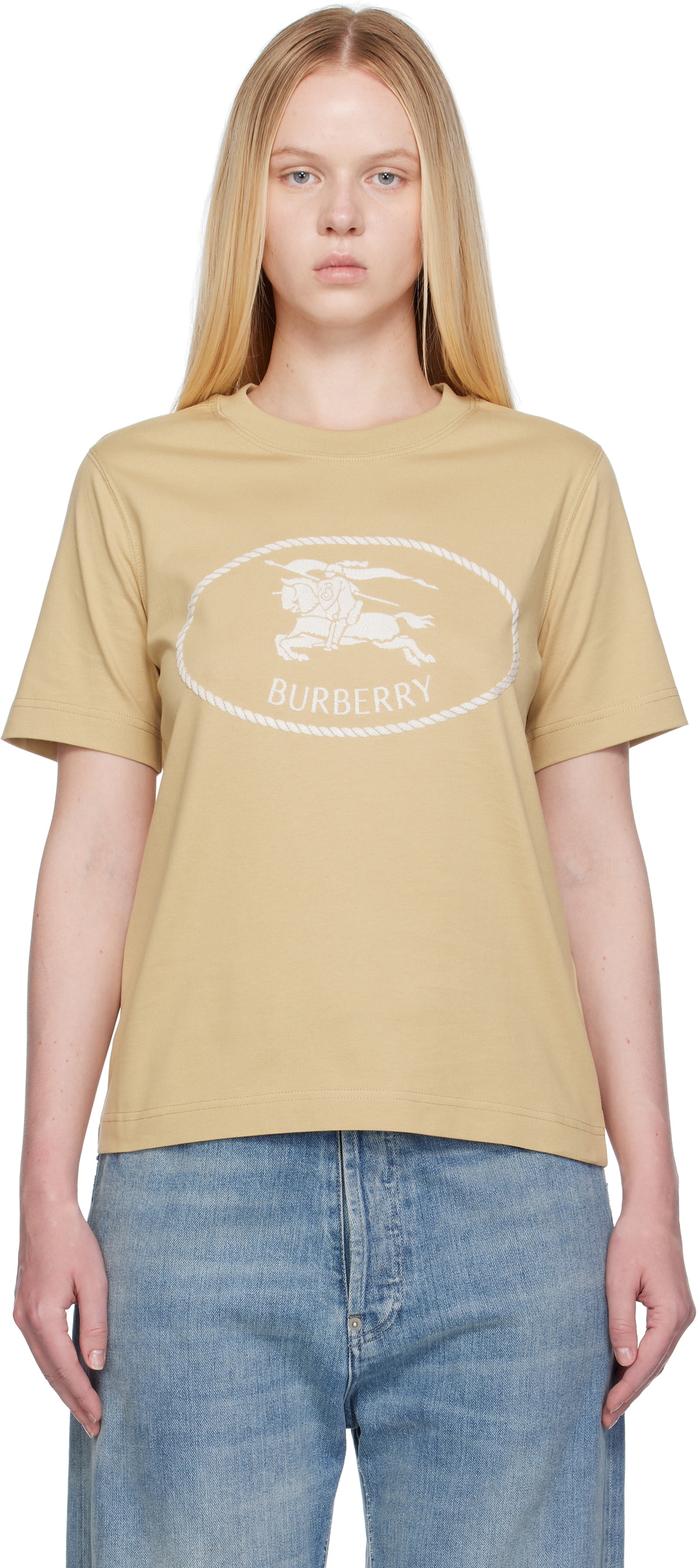 Burberry Black Jemma Logo T-Shirt Burberry