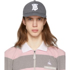 Burberry Grey Monogram Cap