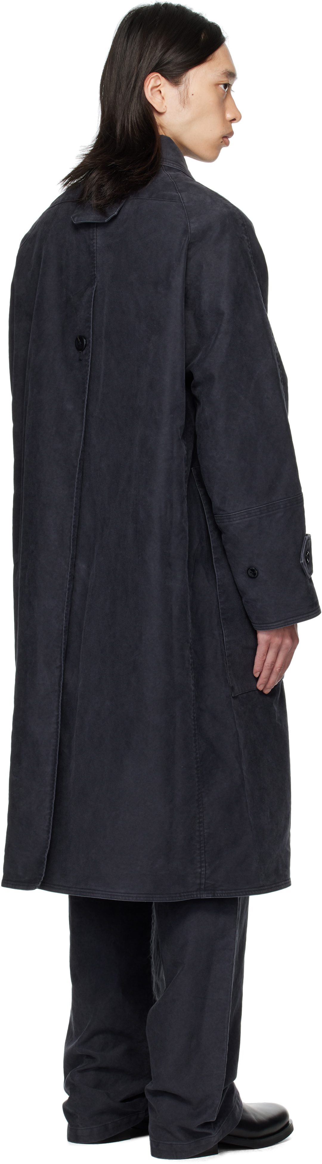 OUAT Black Mac Coat