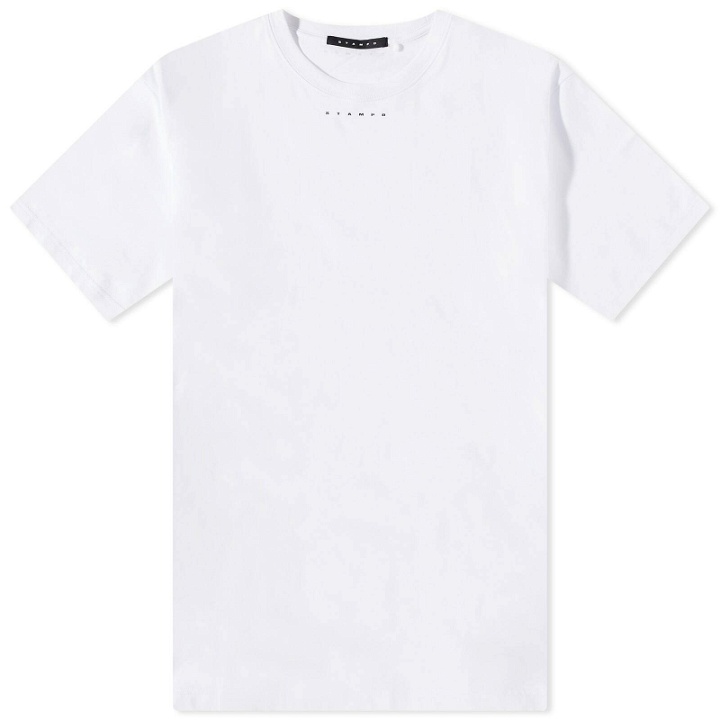 Photo: Stampd Men's Micro Strike Logo Perfect T-Shirt in White