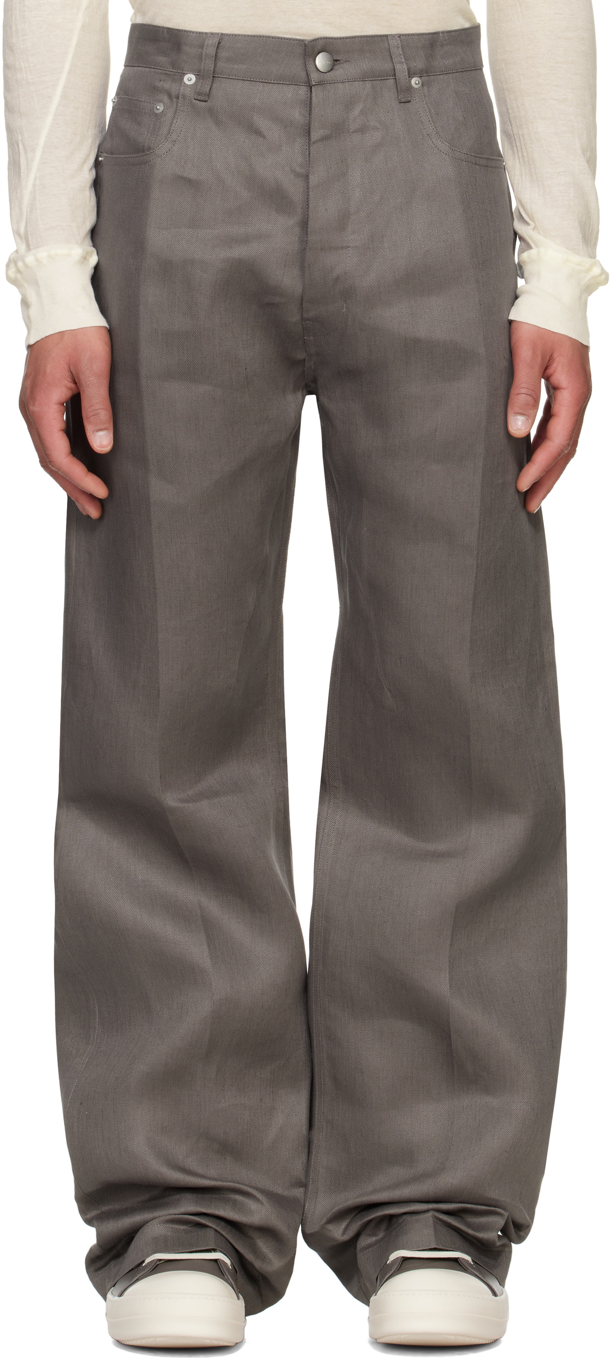 Rick Owens Gray Hollywood Geth Jeans Rick Owens