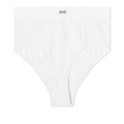 Les Girls Les Boys Women's Ultimate Comfort Highwaist Brief in White