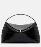 Toteme T-Lock croc-effect leather tote bag