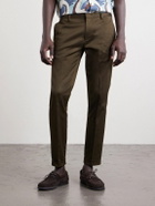 Paul Smith - Slim-Fit Cotton-Blend Twill Chinos - Brown