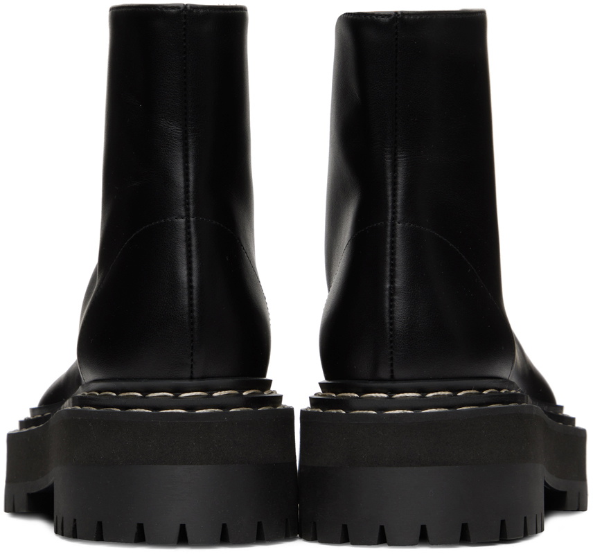 最終値下げ 定価約20万 Proenza Schouler Proenza Schouler Black Zip Boots Proenza Schouler
