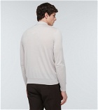 Tod's - Wool, silk, and cashmere polo shirt