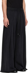 R13 Black Foldover Sweatpants