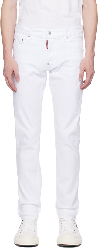 Photo: Dsquared2 White Cool Guy Jeans