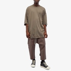 Rick Owens DRKSHDW Men's Tommy T-Shirt in Dust