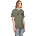 AMIRI Khaki Core Logo T-Shirt