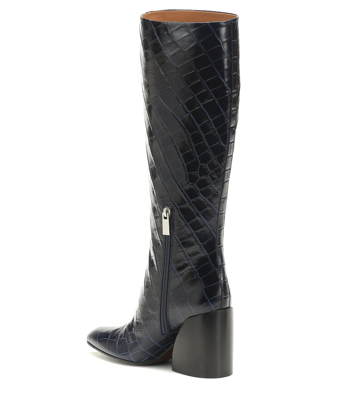 Chloe Wave croc effect leather boots Chloe