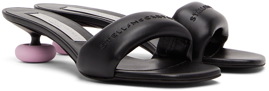 Stella McCartney Black Shroom Heeled Sandals Stella McCartney