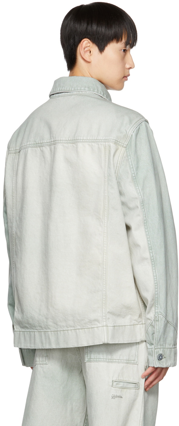 Objects IV Life Khaki Paneled Denim Jacket