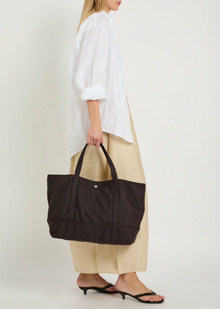 Toteme Beach Canvas Tote bag - Dark Brown - One Size