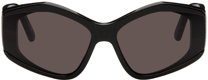 Photo: Balenciaga Black Geometric Sunglasses