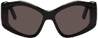 Balenciaga Black Geometric Sunglasses