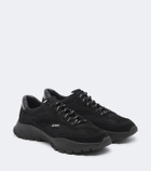 Prada Suede-trimmed sneakers