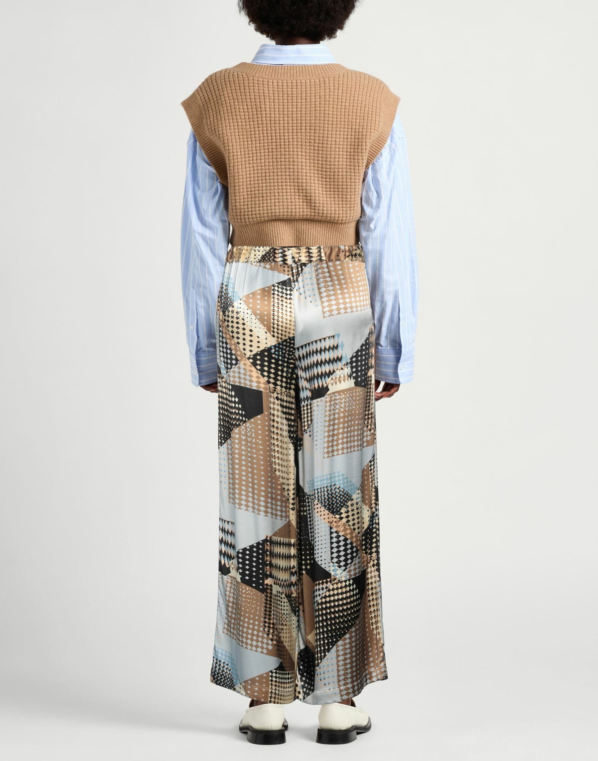Manila Grace Womens Pants Sky in Blue