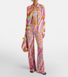 Pucci Iride satin jersey shirt