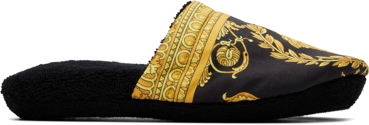 Photo: Versace Black 'I Heart Baroque' Slippers