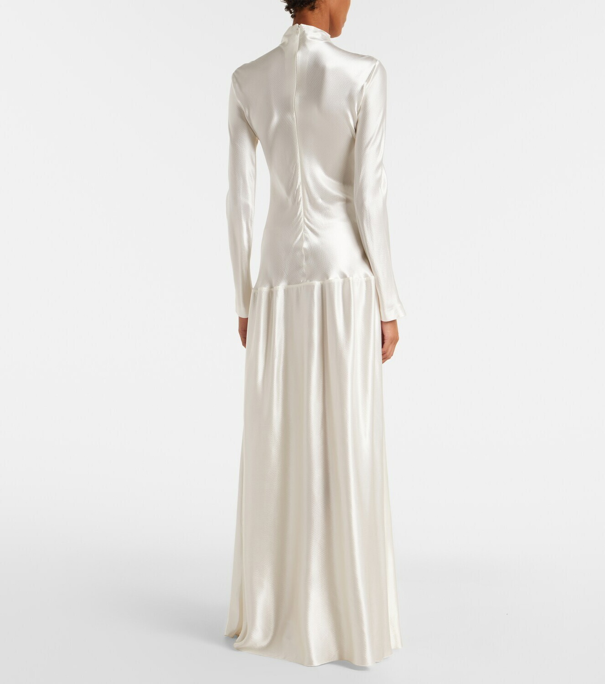 Fforme Mila satin maxi dress