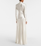 Fforme Mila satin maxi dress