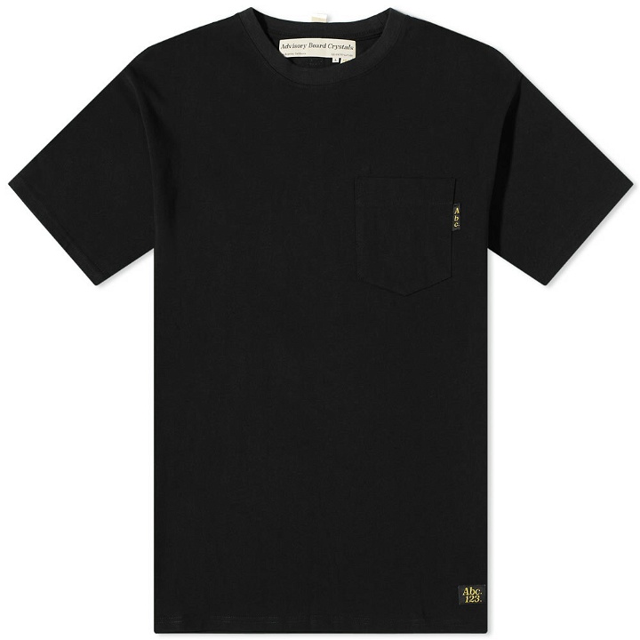 Photo: Advisory Board Crystals Men's 123 Pocket T-Shirt in Anthracite Black