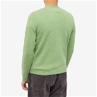 Wood Wood Men's Kevin Lambswool Crew Knit in Pale Green