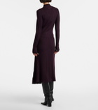 Victoria Beckham Ribbed-knit wool turtleneck top