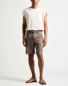 Crossley Mens T-shirt in Beige