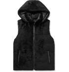 Yves Salomon - Reversible Shearling and Quilted Shell Hooded Down Gilet - Black