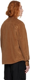 ZEGNA Brown Button Up Shirt