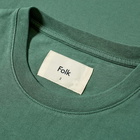 Folk Men's Pocket Assembly T-Shirt in Forest Green