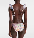 Zimmermann Halliday Skinny floral bikini bottoms