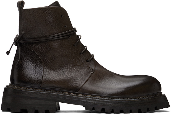 Photo: Marsèll Brown Carrucola Lace Up Ankle Boots