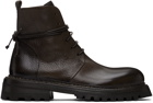 Marsèll Brown Carrucola Lace Up Ankle Boots