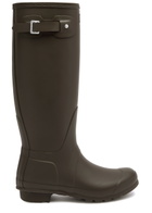 Hunter Original Tall Rubber Wellington Boots Brown