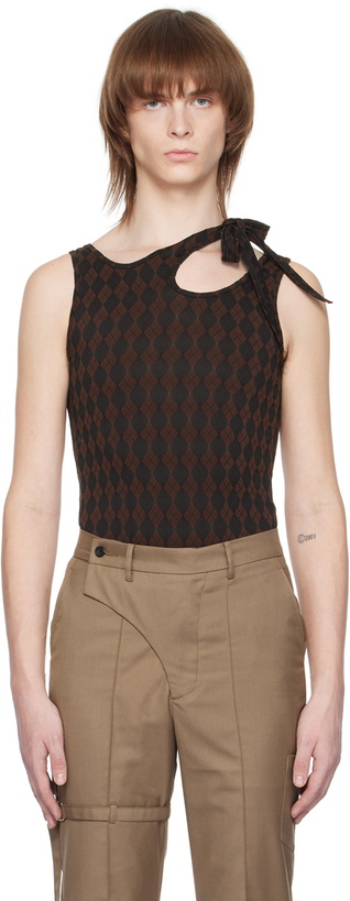 Photo: The World Is Your Oyster Brown Strap Tank Top