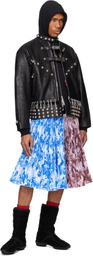 Chopova Lowena Blue & Purple Ducky Knee Carabiner Skirt