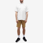 Beams Plus Men's BD Popover Short Sleeve Oxford Shirt in White