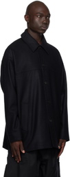 Lownn Black Buttoned Jacket